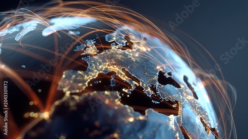 Global network connections on transparent