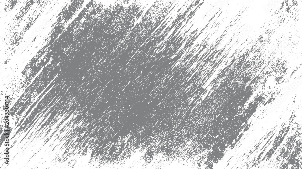 Obraz premium Grey distressed scratched texture background with diagonal lines and speckles white