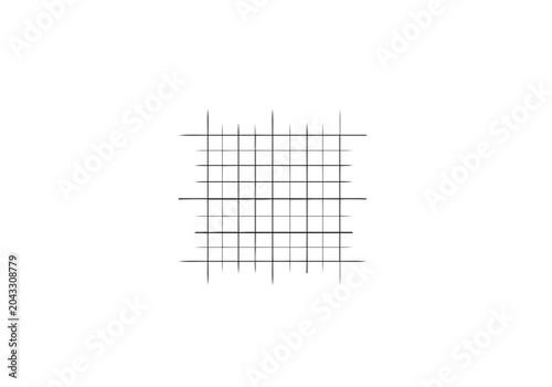 Grid Pattern of Black Lines.