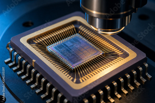 Chip package wire bonding macro