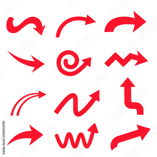 set of arrows
