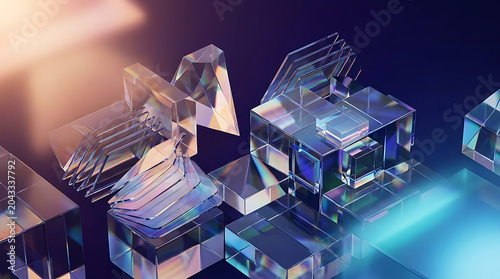 Abstract minimalist geometric background featuring vibrant gradient split corner light glow effect with soft ethereal illumination and modern digital texture for a creative graphic design project