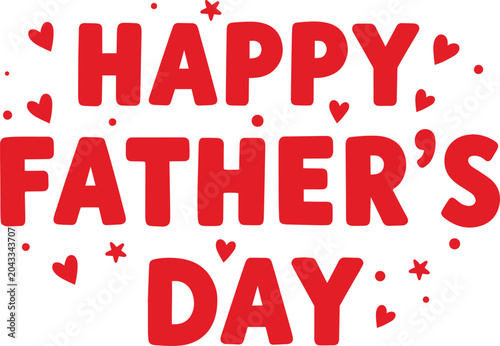 Happy father's day greeting design 