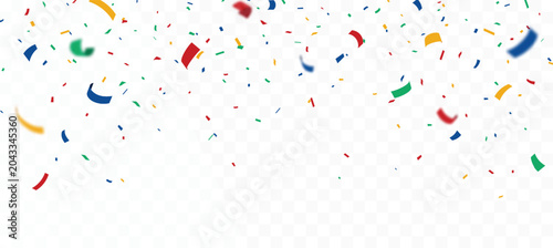 Konstfotografi World cup 2026 celebration confetti and ribbons, with colorful template backgrou