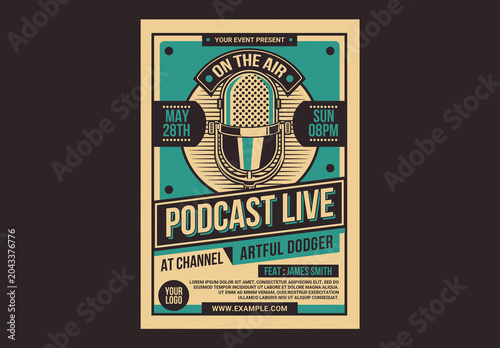 Podcast Live Flyer