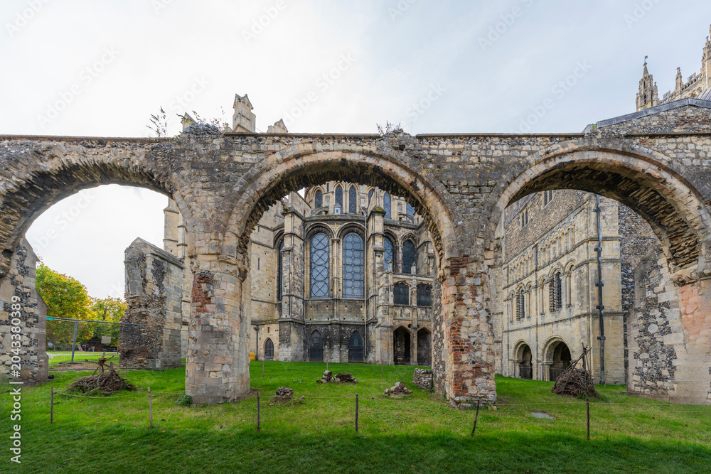 Fototapeta premium The Canterbury Cathedral in the United Kingdom