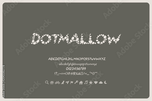 Dotmallow Italic Font Rounded Bubble Display Typeface For Cute Branding Stickers Packaging Kids Posters Social Media Graphics And Playful Typography