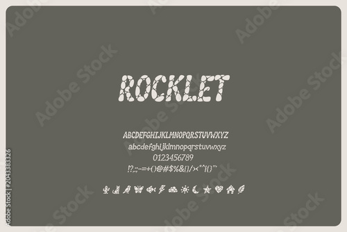Rocklet Italic Font Rustic Outdoor Display Typeface For Adventure Logos Camping Posters Nature Branding Hiking Graphics Earthy Packaging And Bold Typography