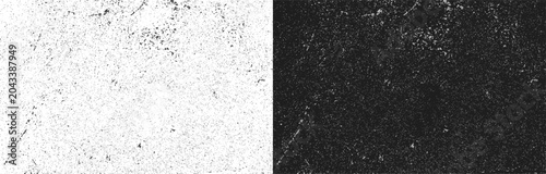 Foto Black and white grunge texture overlay.
