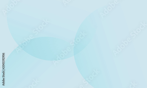 Abstract soft cyan background with transparent geometric shapes