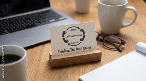 Scam Awareness Card: Confirm The Real Caller