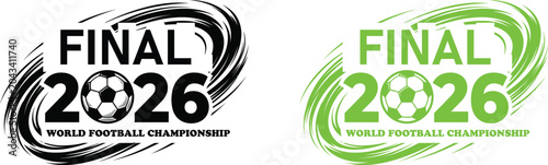 Foto World cup 2026 final championship soccer logos