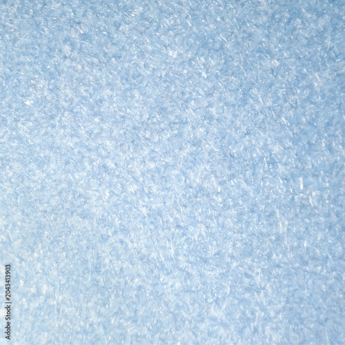 Abstract micro grain crystal texture background, blue frost geometric pattern close-up