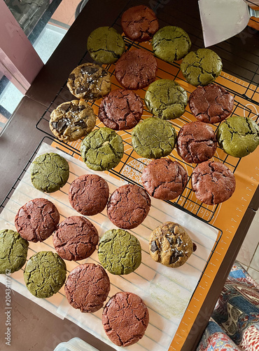 Photos variations of soft and chewy cookies