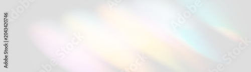Foto ボケ効果と虹色の反射を組み合わせた幻想的なガラスプリズム背景PNG