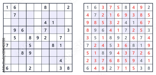 Hyper Sudoku Hard Sudoku Puzzle Grid
