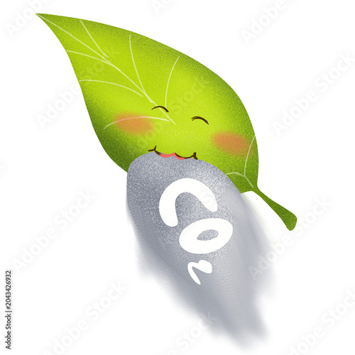 Photos Leaf and carbon dioxide