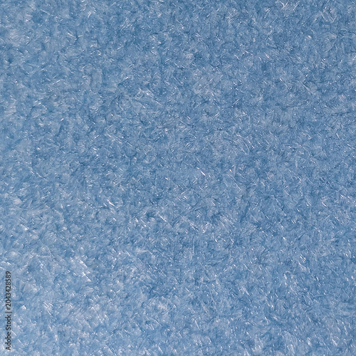 Abstract micro grain crystal texture background, blue frost geometric pattern close-up