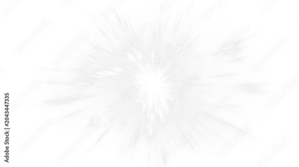 Fototapeta premium Glowing white crystal prism optical refraction abstract background illustration.