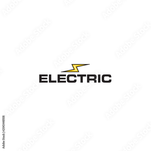 Electric logo or icon design