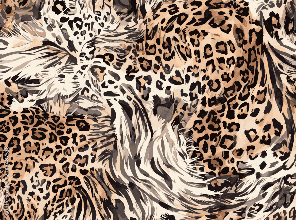 Obraz premium abstract animal skin pattern vector