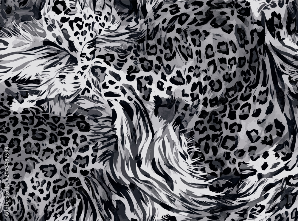 Obraz premium abstract animal skin pattern vector
