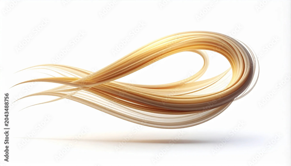 Fototapeta premium Abstract wind breeze effect isolated on white background