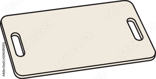 Pottery Slab Lifting Board Line Art Icon