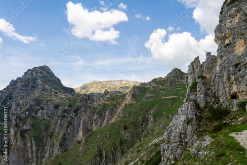 Mountain Trekking Through Historic Alpine Tunnels