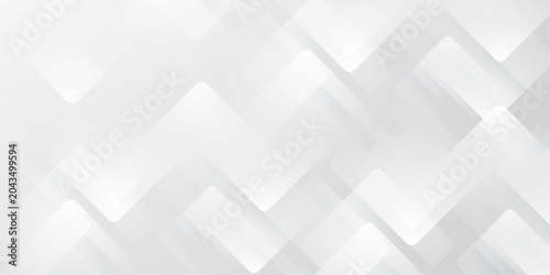 Photos Abstract white and grey background with square and diamond shapes, minimalist geometric pattern for modern design