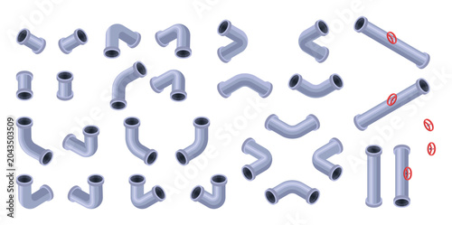 Photos Isometric pipes