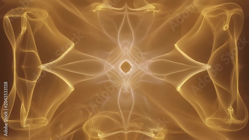 Glowing Spiritual Mandala Kaleidoscope Animation