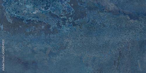 Schilderij op canvas Blue marble texture background with high resolution, Italian marble slab with golden veins, Closeup surface grunge stone texture, Polished natural granite marbel for ceramic digital wall tiles
