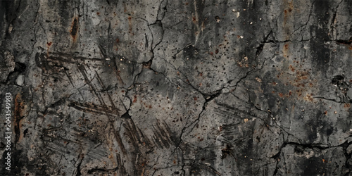 Canvastavla Cracked and weathered stone surface, revealing intricate patterns and textures of age and decay, evoking a sense of ancient history and natural erosion