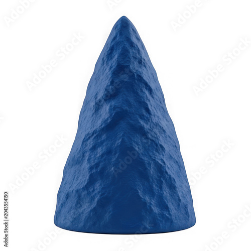 A blue christmas tree