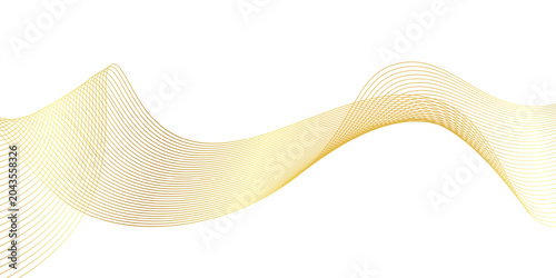Abstract wavy line background with dynamic flowing geometric curves