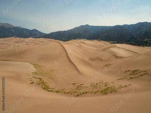 sand dunes in the Colorado Rockies
