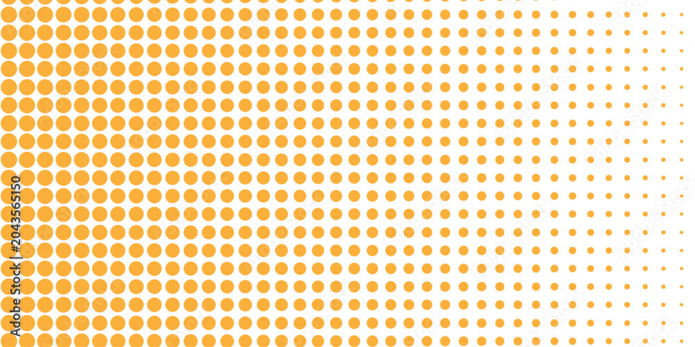 Fototapeta premium abstract vector orange background with dots fabric halftone pattern polka dots and tile surface vintage textile gird fabric wallpaper design.