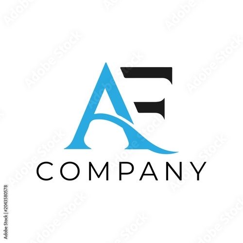Modern AF Letter Logo Design for Premium Brand Identity
