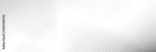 Bilde på lerret A series of parallel horizontal black lines of varying thickness and density, creating a gradient effect