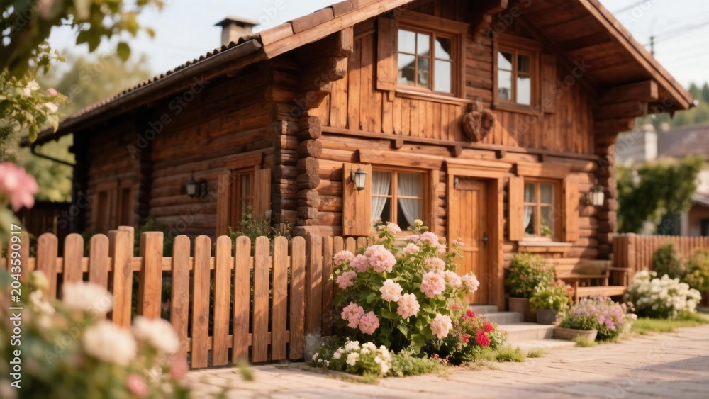 Fototapeta premium old wooden house