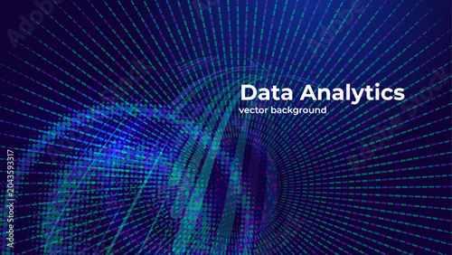 Obraz na płótnie Data Analytics Vector Background
