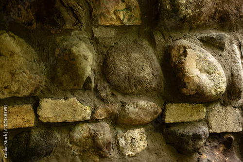 texture of old stone wall.