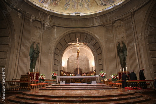 Quadro em tela Basílica Pontificia de la Santa Cruz, Valle de Guelgamuros o Valle de los Caídos