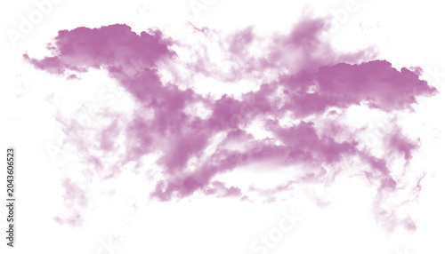 Φωτογραφία Fantasy Purple Cloud Smoke Overlay PNG Isolated on Transparent Background with E