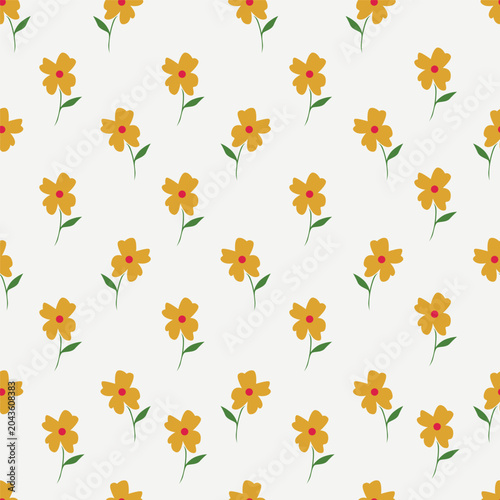 seamless pattern with flowers