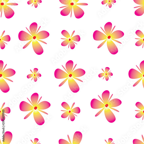 seamless pattern with flowers