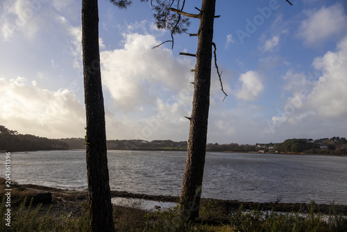 lake and sky