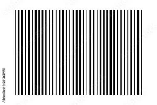 Barcode vector icon. Barcode symbol