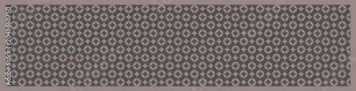 Geo florals dusty rose brown - banner, wallpaper, fabric, home décor pattern